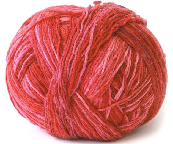 Schoppel-Wolle XL Kleckse Cat Print Hand-Dyed Collection - Cherry Pie (Color #2182)