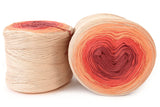 HiKoo Concentric Cotton - Shades of Coral (Color #2008) on sale at Little Knits