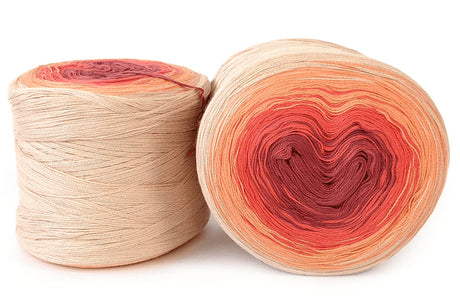 HiKoo Concentric Cotton - Shades of Coral (Color #2008) on sale at Little Knits