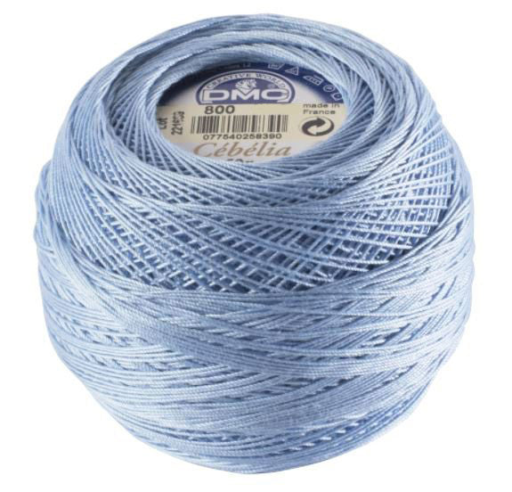 !Cebelia Crochet Thread Size 10 - New Sky (Color #800)