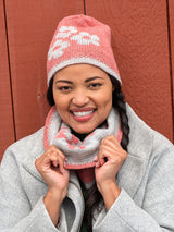 A Berroco Lanas Light Pattern - Chicory Hat and Cowl (PDF)