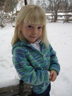 Knitting Pure and Simple - Children's Neckdown Cardigan