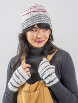 A Berroco Dash Pattern - Ciel Hat & Mitts (PDF)