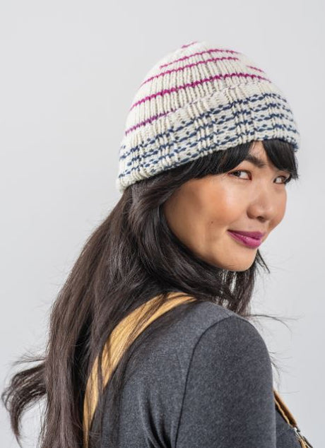 A Berroco Dash Pattern - Ciel Hat & Mitts (PDF)