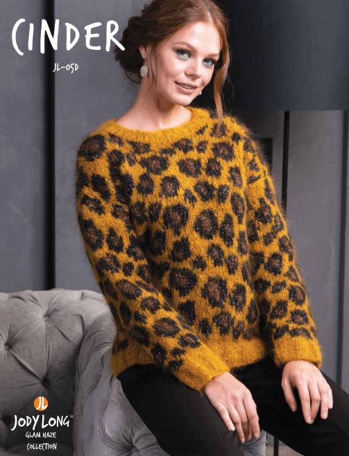 A Jody Long Glam Haze Pattern - Cinder Sweater (PDF File)