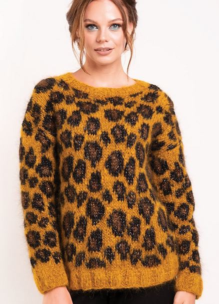 A Jody Long Glam Haze Pattern - Cinder Sweater (PDF File)