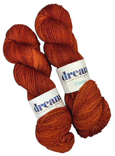 Dream in Color Classy One of a Kind Colors - Cinnamon-Pumpkin Suede (2 SKEINS)