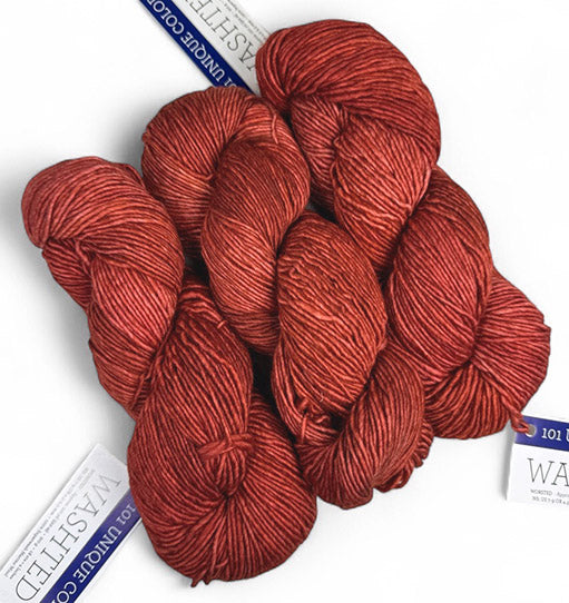 Malabrigo Washted One of a Kind Colors - Cinnamon Bark (THREE SKEINS)
