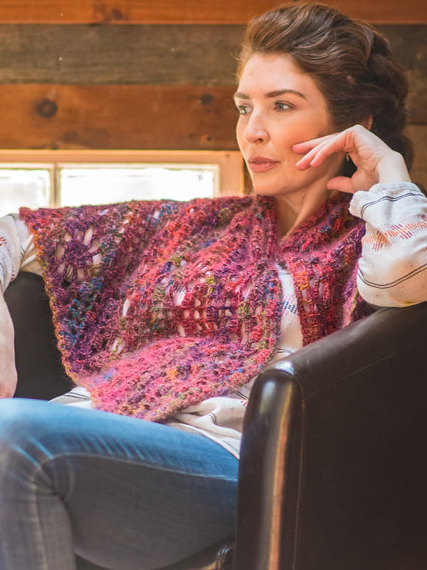 A Berroco Tiramisu Crochet Pattern - Cintia Shawl (PDF File) - FREE w/ PURCHASES of $25 or More