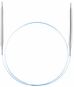 Addi Turbo 32" / 80 cm Circular Needles -   US Size 17 (12 mm)