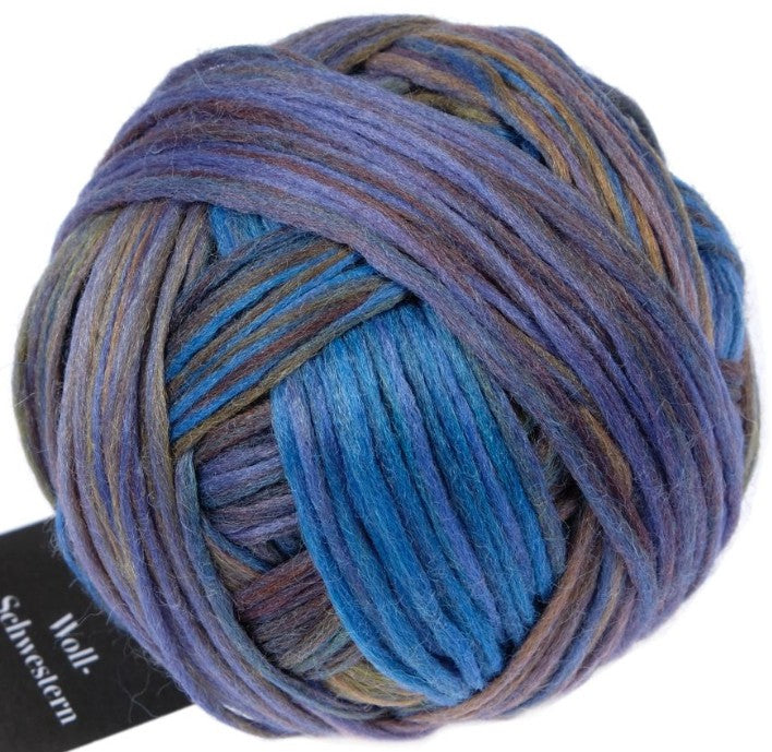 Woll-Schwestern (Wool-Sisters) By Schoppel - Clementine (Color #2650) - TEN SKEINS