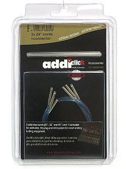 Addi Click Connector 3 x 24" Cords (Set of 3 Cords)