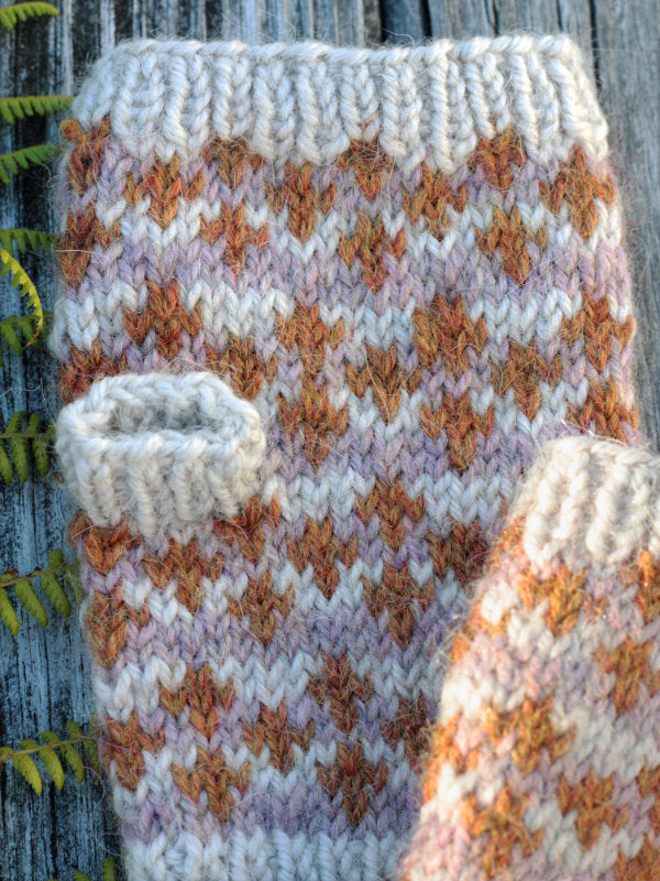 A Berroco Ultra Alpaca Pattern - Cloudberry Mitts (PDF)