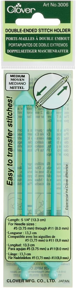 Clover Double-Ended Stitch Holder - Small (Item #351) for sale at Little Knits