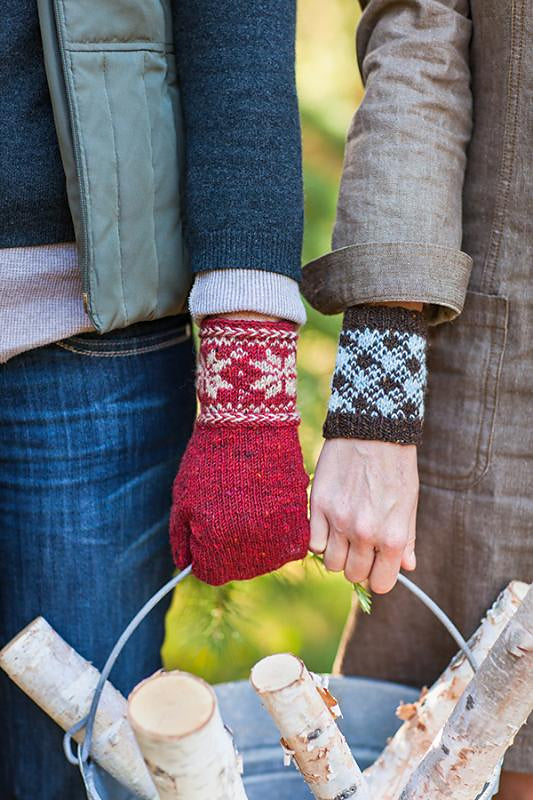 A Churchmouse Yarns and Teas Pattern - Colorwork Cuffs (PDF)