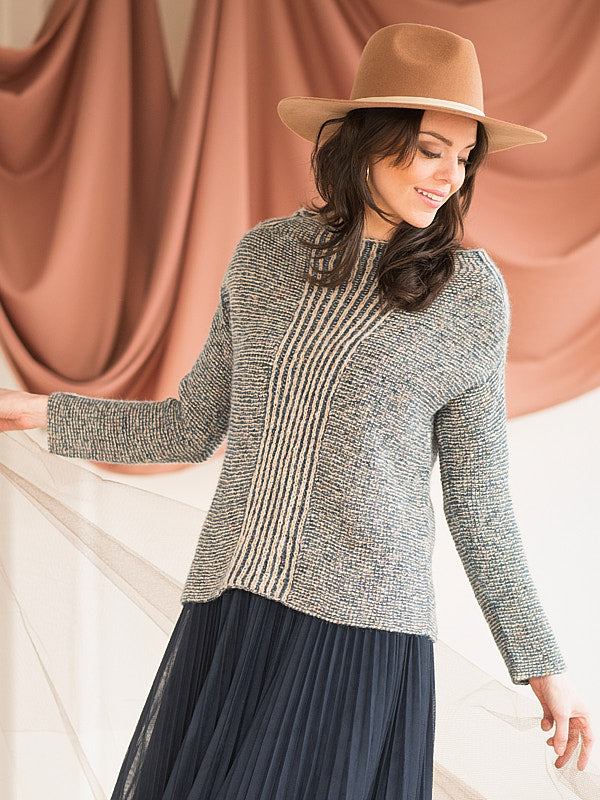 A Berroco Mistico Pattern - Copperfield Sweater (PDF)