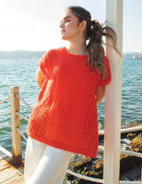 A Jody Long Cottontails Pattern - Coral Tee (PDF)