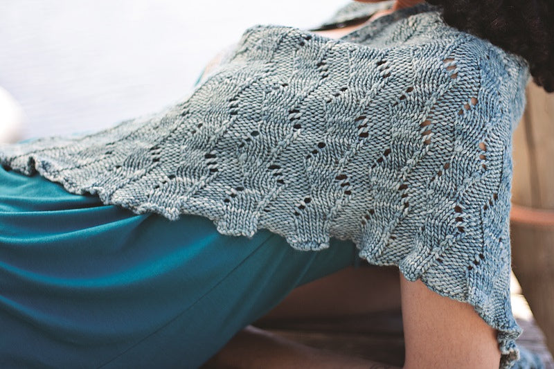 A Malabrigo Silky Merino Pattern - Corriente Shawl (Print Copy)