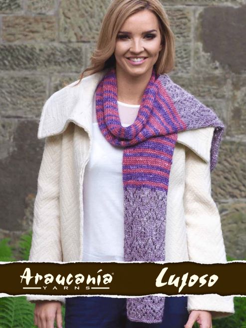 Corrina Scarf - Free with Purchase of 3 or More Skeins of Lujoso (PDF File)