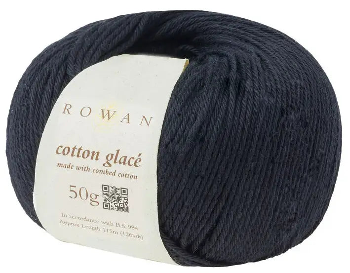 Rowan Cotton Glace - Black (Color #727)