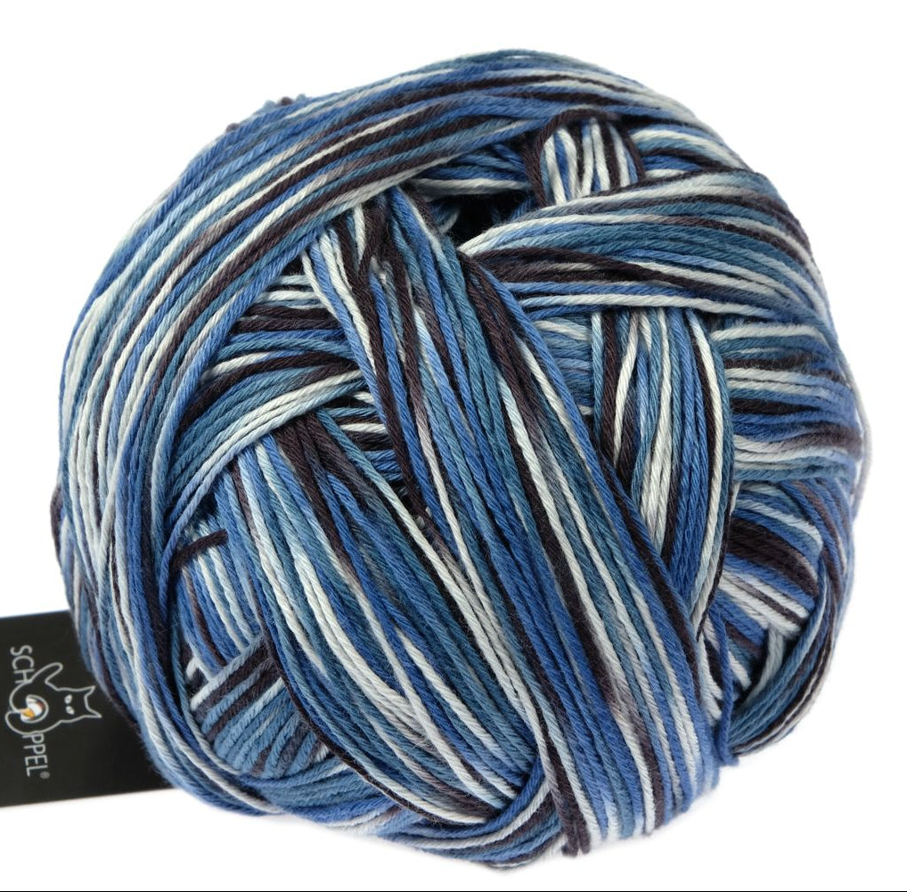 Cotton Ball By Schoppel - A Sea and More A (Color #2390A) - TEN SKEINS