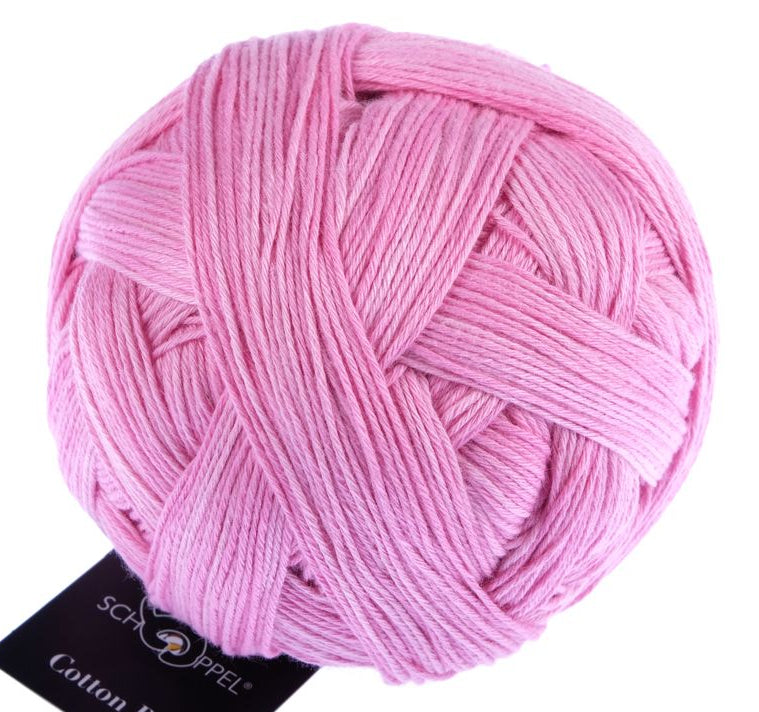 Cotton Ball By Schoppel - Raspberry Sorbet (Color #2446) - FULL BAG SALE (5 SKEINS)
