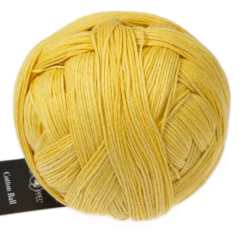 Cotton Ball By Schoppel - Daffodil (Color #2557) - FULL BAG SALE (5 SKEINS)