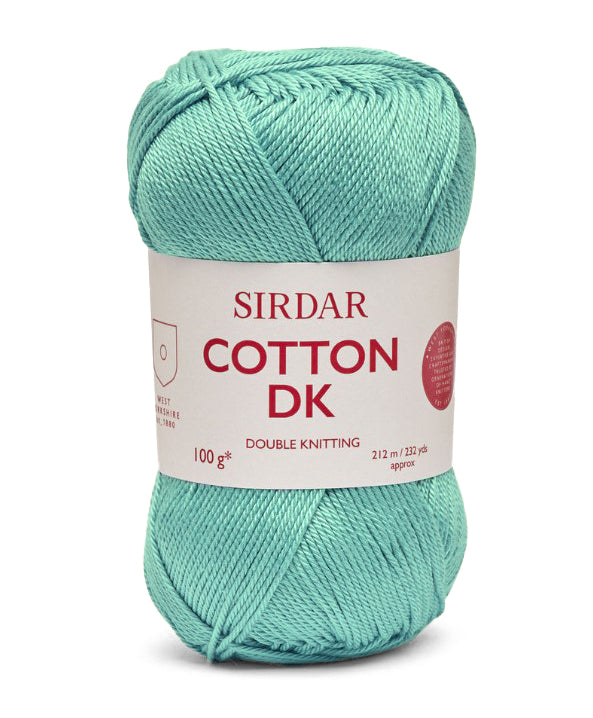 Sirdar Cotton DK Aquamarine Color 519
Sirdar Cotton DK on Sale at Little Knits