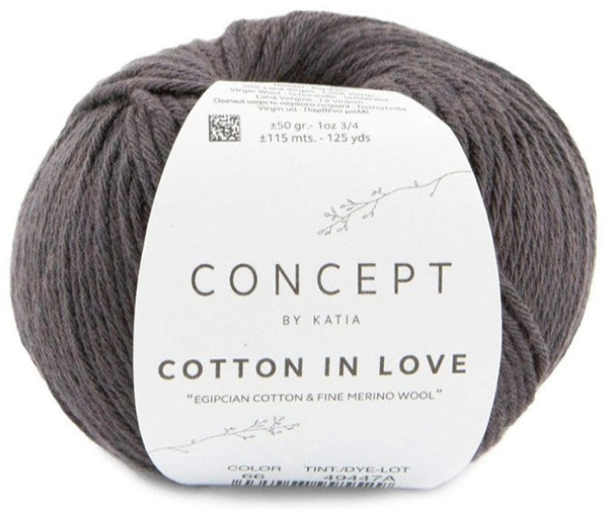 Katia Concept Cotton In Love - Deep Grey (Color #66)