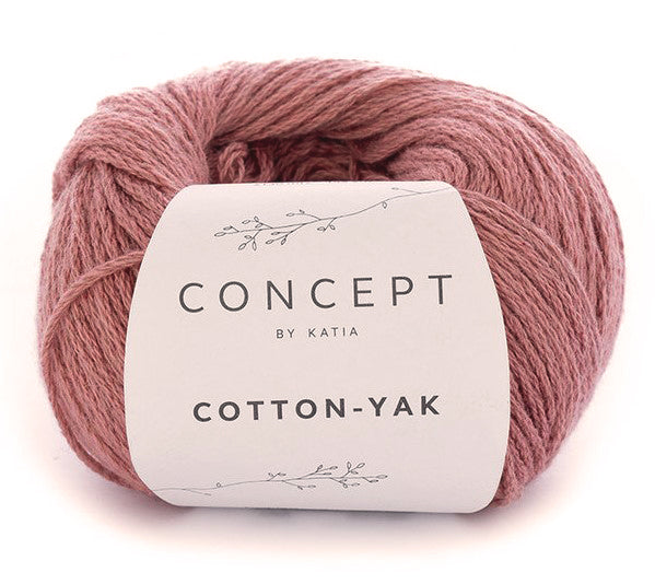 Katia Concept Cotton Yak Blush Color 109