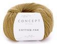 Katia Concept Cotton Yak Amber Color 118