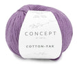 Katia Concept Cotton Yak Lilac Color 128