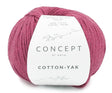 Katia Concept Cotton Yak Pink Color 129