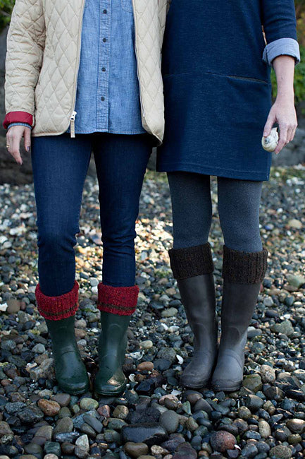 A Churchmouse Yarns and Teas Pattern - Cozy Boot Cuffs (PDF)