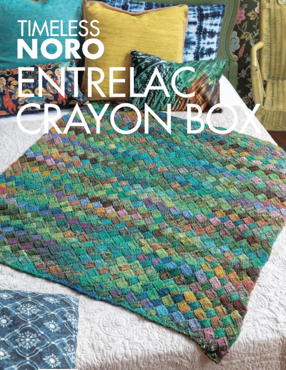 A Noro Ito Pattern - Entrelac Crayon Box #15 (PDF)