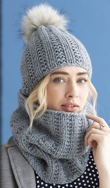 A Mirasol Ushya Cristina Hat & Cowl (PDF)