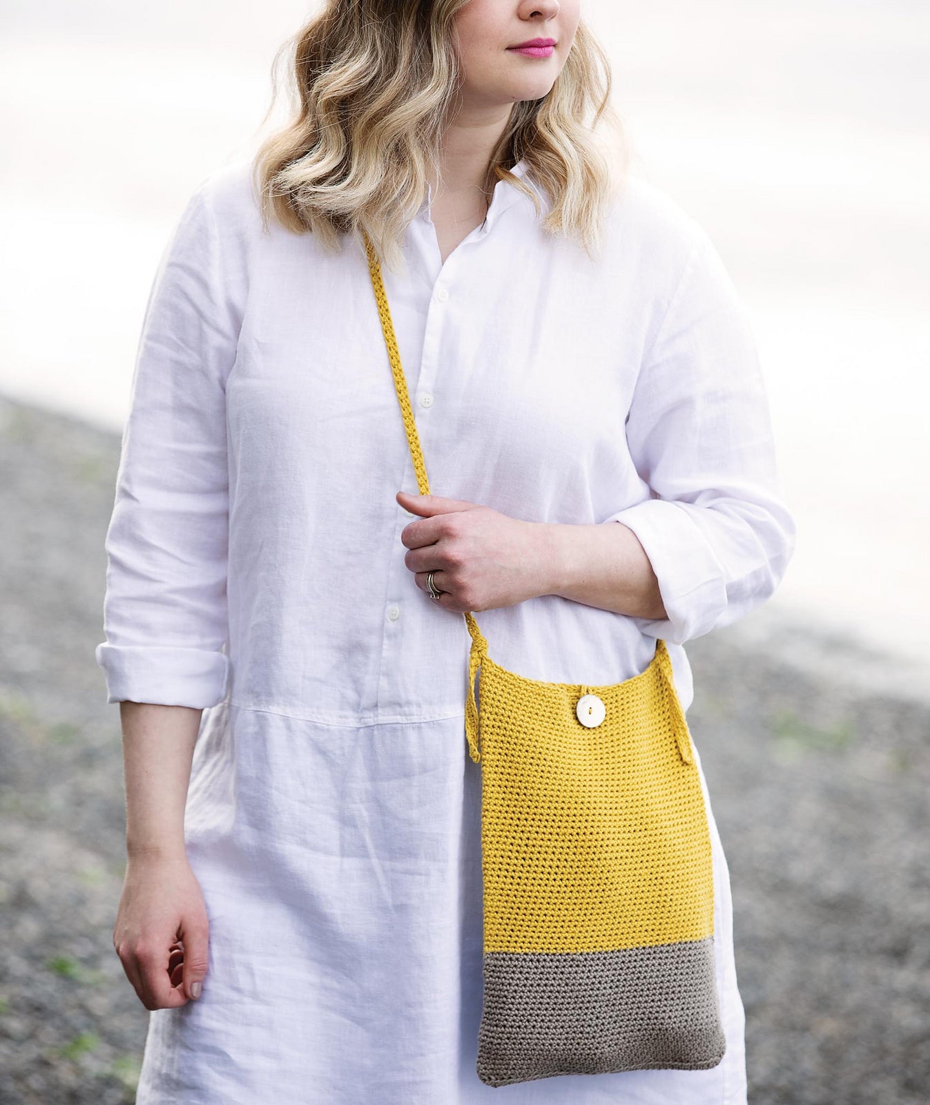 A Churchmouse Yarns and Teas Pattern - Crocheted Crossbody Bags & Clutch (PDF)