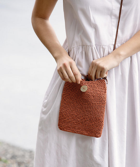 A Churchmouse Yarns and Teas Pattern - Crocheted Crossbody Bags & Clutch (PDF)