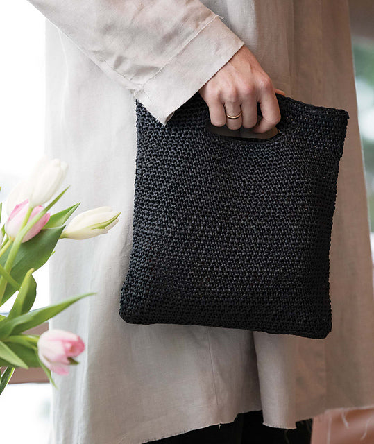 A Churchmouse Yarns and Teas Pattern - Crocheted Crossbody Bags & Clutch (PDF)