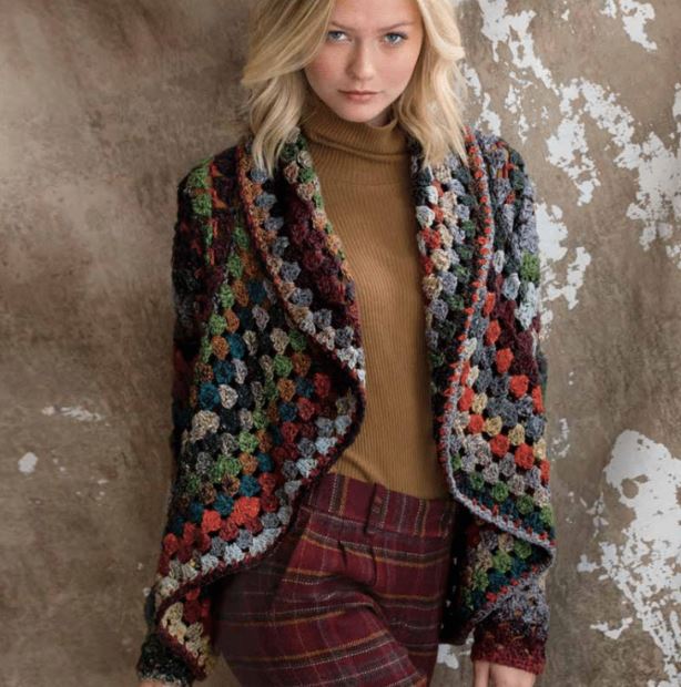 A Noro Taiyo Pattern - Crochet Jacket #9 (PDF)