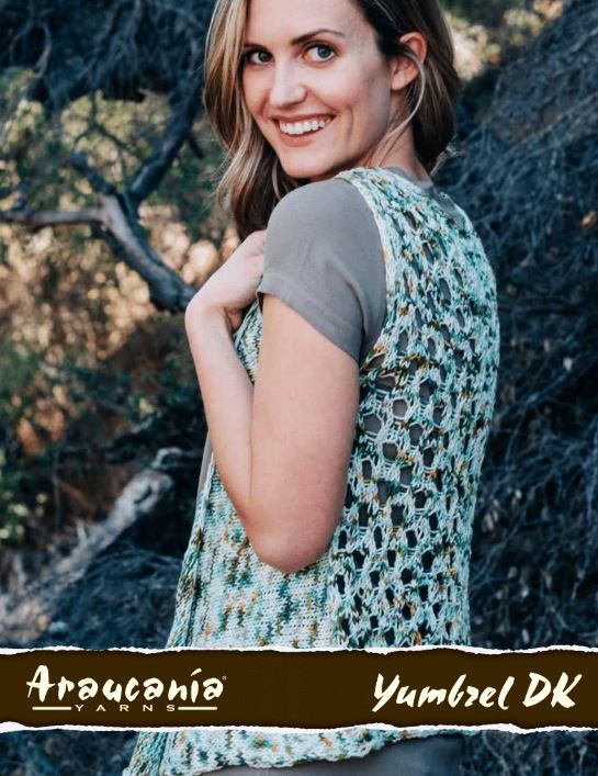 !!An Araucania Yumbrel DK Pattern - Crystal Cove Vest - PDF File