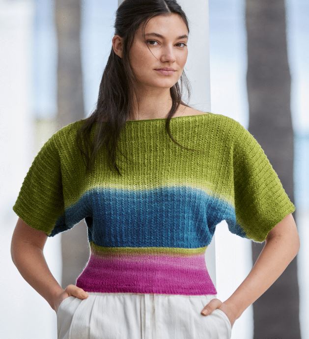 A Cool Wool Lace Hand-Dyed Pattern - Pullover (PDF File)