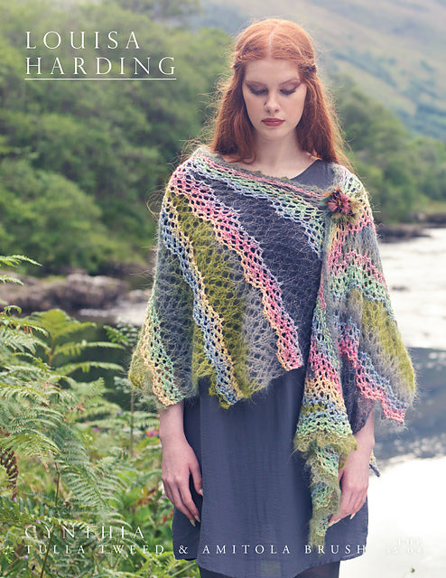 A Louisa Harding Tulla Tweed & Amitola Brush Pattern - Cynthia (PDF)