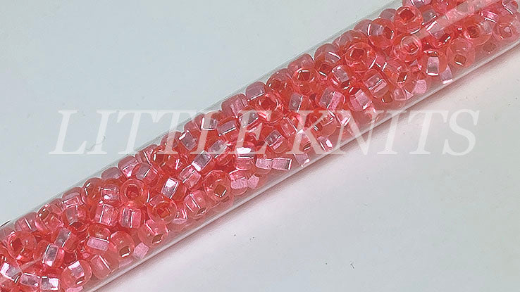 6/0 Czech Seed Beads  - Solgel Silver Lined Light Pink (Color #78191) 20 Gram Tube