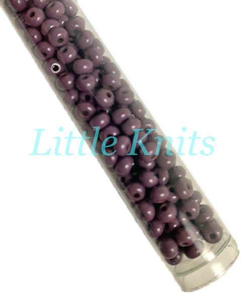 6/0 Czech Seed Beads  - Purple (Color #23040) 20 Gram Tube