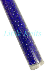 6/0 Czech Seed Beads  - Dark Sapphire (Color #30100) 20 Gram Tube