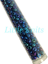 6/0 Czech Seed Beads  - Blue Iris (Color #59135) 20 Gram Tube