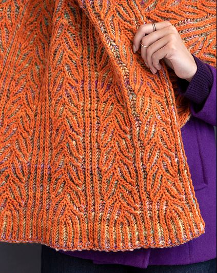 A Noro Malvinas & Viola Pattern - Dahlia Shawl (PDF)