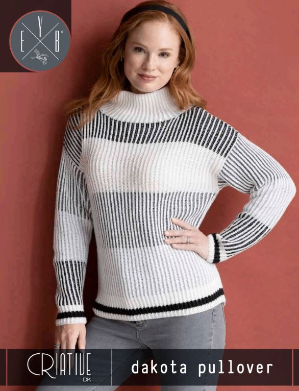 Dakota Pullover - Free with Purchase of 8 or More Skeins of Criative DK (PDF File)