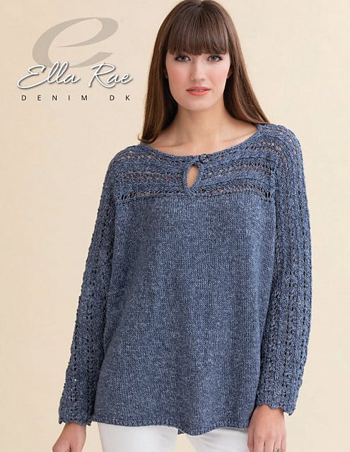 An Ella Rae DK Merino Superwash Pattern - Damaris Pullover (PDF File)